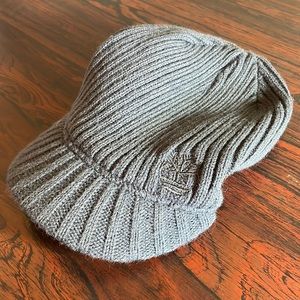 Timberland Beanie w/ Brim/Gray/One Size